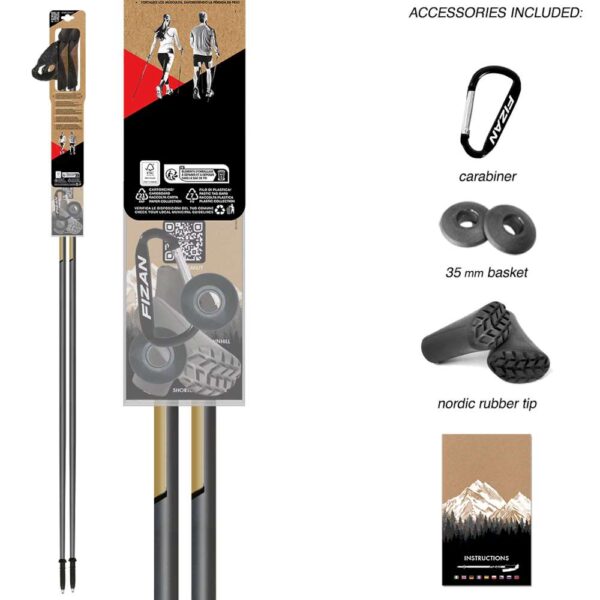 Fizan Runner Nordic Walking Poles - Image 7
