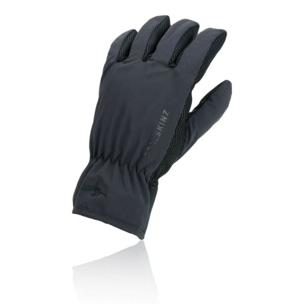 black long finger waterproof gloves
