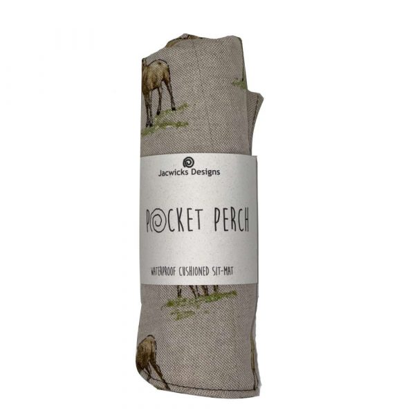 Pocket Perch Waterproof Sit Mat in the popular Stag pattern
