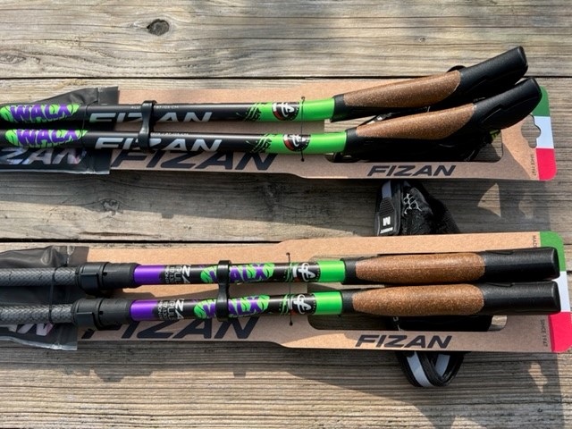 Punte In Gomma Per Bastoni Nordic Walking Fizan Con Anello Acciaio - Coppia