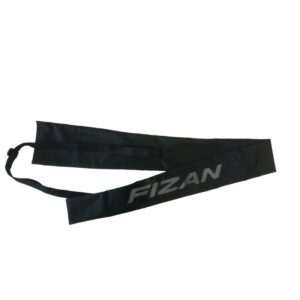 black and grey Fizan branded single pair pole bag with carry strap